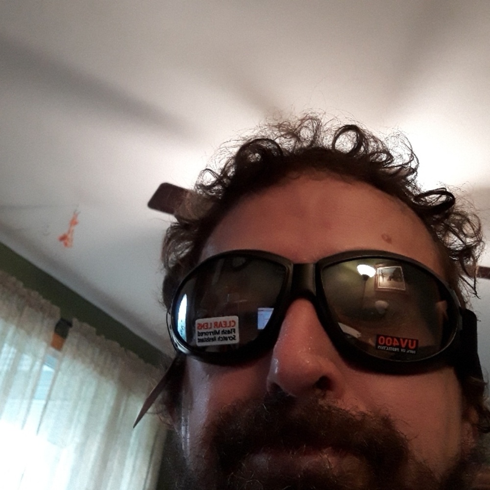 Wind Eliminator Clear Mirror Burning Man Horseback